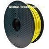 Yellow 1kg ABS 3D Printer Filament Spool Dimensional Accuracy +/- 0.05mm