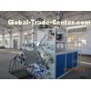 PLC control Hollow Wall Pipe Winding Machine 240kw , Plastic Pipe Extrusion Line
