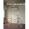 8.2m Ladder Frame Light Weight Scaffolding , Adjustable leg Scaffold tower