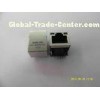 21.4mm Tap Up 10/100base Transformer RJ45 single Port Network Connector for computer applications