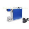 Aluminum , Ceramic Rotary Fibre Laser Marking Machine For Zipper , Key Holder