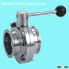 Hygienic welded butterfly valves