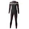 Full Body Neoprene Suit / Smooth Skin Neoprene Diving Suit Lightweight