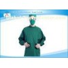 Green Or Blue Polyester Reusable Surgical Gowns , Antistatic Isolation Gowns