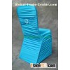 SHIRRED SPANDEX CHAIR COVER  (shirred around &spandex sash with ring )