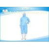 Womens Anti-static Blue Cleanroom Clothing jacket and pants workwear