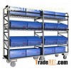 Flexible Custom Roll Storage Rack With Trolleys Deck in Chassis, 6 Castors For Storage