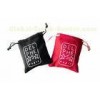100% Cotton Drawstring Pouch Custom Printing , Recyclable Bags