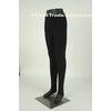 Double Cylindered Cotton Spandex Leggings , Soft Black Cotton Tights