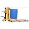V - Shaped Hydraulic Drum Dumper 600mm Height , Manual Hand Drum Carrier