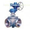 Pneumatic 3 Way Ball Valve For Pharmaceuticals , 150# - 2500# API 607 API 6D