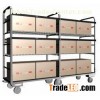 Galvanized Surface Industrial Storage Rack For Material Distribution With Side Panel