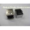 10/100base Tab Down Transformer RJ45, RJ45 Single Port Connector with LED
