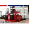 SC200/200 2 ton Twin Cage construction material lift 33m / min Hoisting Speed