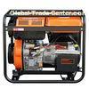 Silent 5KW Small Portable Diesel Generator for household with AC Single Phase