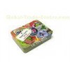 Cards Gift Storage Rectangular Tin Box Customized Double Sides Matt Varnish