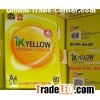 IK Yellow A4 Copy Paper 80gsm/75gsm/70gsm