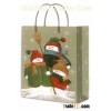 Snowman paper bag