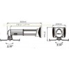 Education 600mm - 425mm universal projector mount with Aluminum alloy material AL6061 - T6