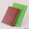 Brown PU cover paper A5 size notebook_China factory