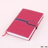 Red PU cover paper diary notebook_China factory