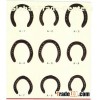 steel horseshoe, aluminium horseshoe, copper horseshoe