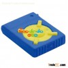Blue Gas Mask Shaped Eraser