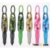 BP-8016 Camouflage Carabiner Gel Pen/ Ballpoint Pen