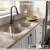 Prefabricated Man Made Quartz Kitchen Artificial Stone Countertop