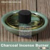 Small Decorated Charcoal Screen Ceramic Incense Burner 7cm Aromatherapy Plate for Burning frankincen