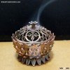 New Arrival Copper Lotus Incense Burner Alloy Mini Tibetan Incense Burner Sandalwood Censer Home Dec