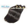 Natural Black Straight 7A 24" 22" Brazilian Virgin Human Hair Weft