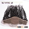 Sunnymay Hair 13"*4" Silk Base Lace Frontal 7A Unprocessed Aliexpress Malaysian Curly Lace F