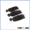 Qingdao Sunnymay Hair Extension Kinky Curly Indian Remy Virgin Hair Weft 100g