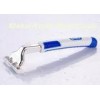 Safety adjustment twin blade manual shaving razor with aloe Lubricant strip