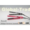 LCD ceramic hair straightener