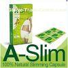 A-Slim herbal quickly weight loss, smooth intestines, Body Slimming safe diet Green Pill