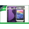 Anti-scratch Motorola Cell Phone Protective Cases S-Line TPU Cover Purple