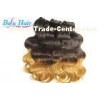 Glam Peruvian 26 inch Ombre Remy Hair Extensions Weave With No Shedding