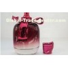 Pump Sprayer Glass Art Deco Perfume Bottles , Ninna Ricci 100ml Women Perfume Bottle
