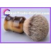 Portable Silvertip Badger Shaving Brush with Faux Horn Handle 24*65mm knots