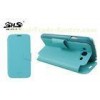 Handmade Blue Leather Cell Phone Cases i9152 / i9150 Protective Cover