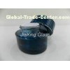 50g Glass Empty Makeup Containers ,  Face Cream Packaging Blue