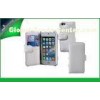 Stylish White Iphone 5 Protective Flip PU Leather Case With Stand / Card Slot