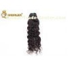 Simplicity Loose Wave / Kinky Curl Cambodian Human Hair For Salon