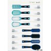 PVC soft handle- hair brush