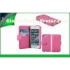 Flip Style Apple Iphone 5 Leather Cases With Card Slot / Sleep / Wake Up Function