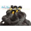 Natural Black Cambodian Hair Bundles 20-22 Inch Hair Extensions With Full Cuticles