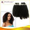 Kinky Curl 2# Brazilian Human Hair Extensions Weft 16 Inch