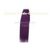Custom Chinese Colored Non Remy Human Hair Silky Straight Hair Extensions